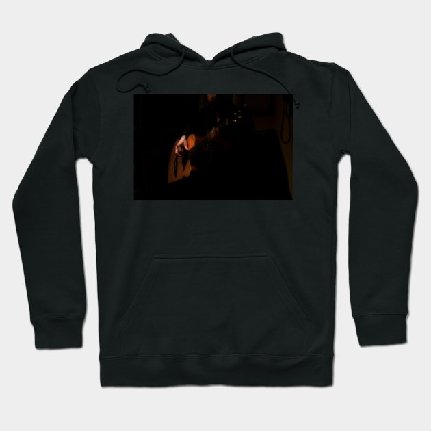 Guitar player 1 Hoodie by johnwebbstock